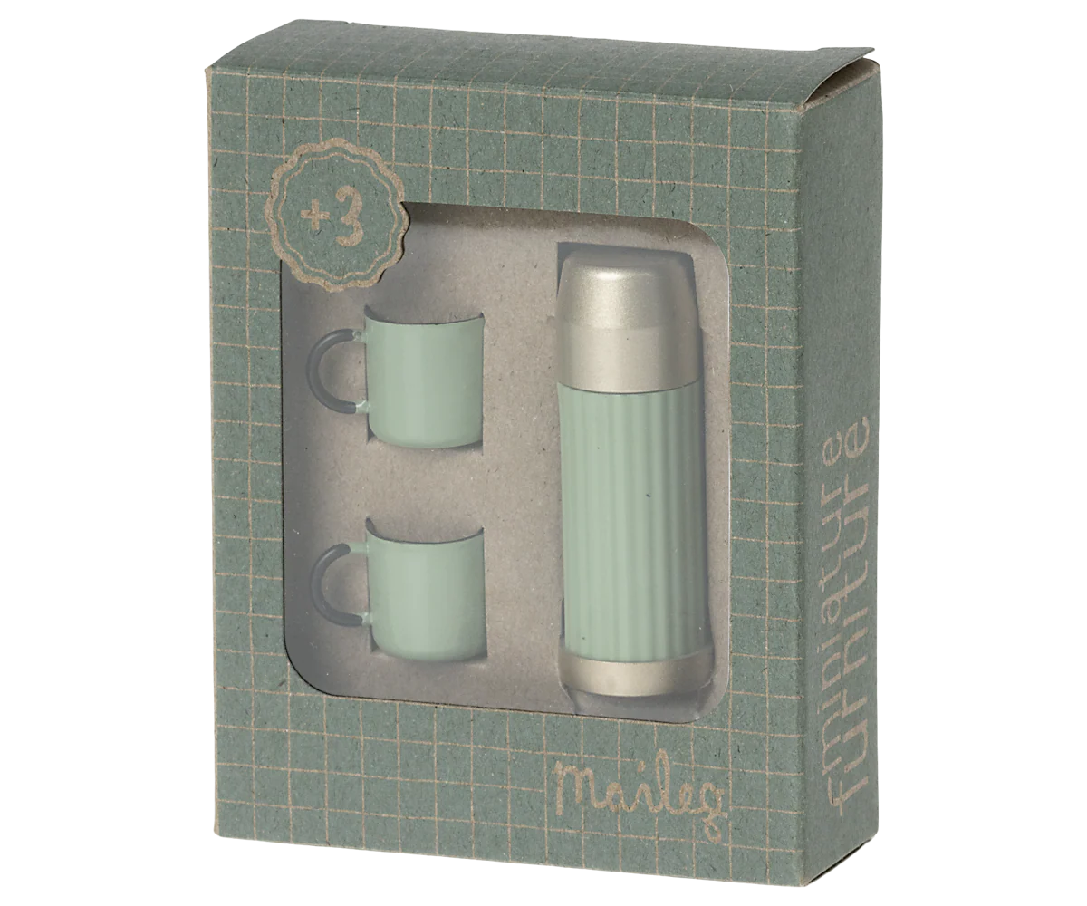 Thermos and Cups - Mint