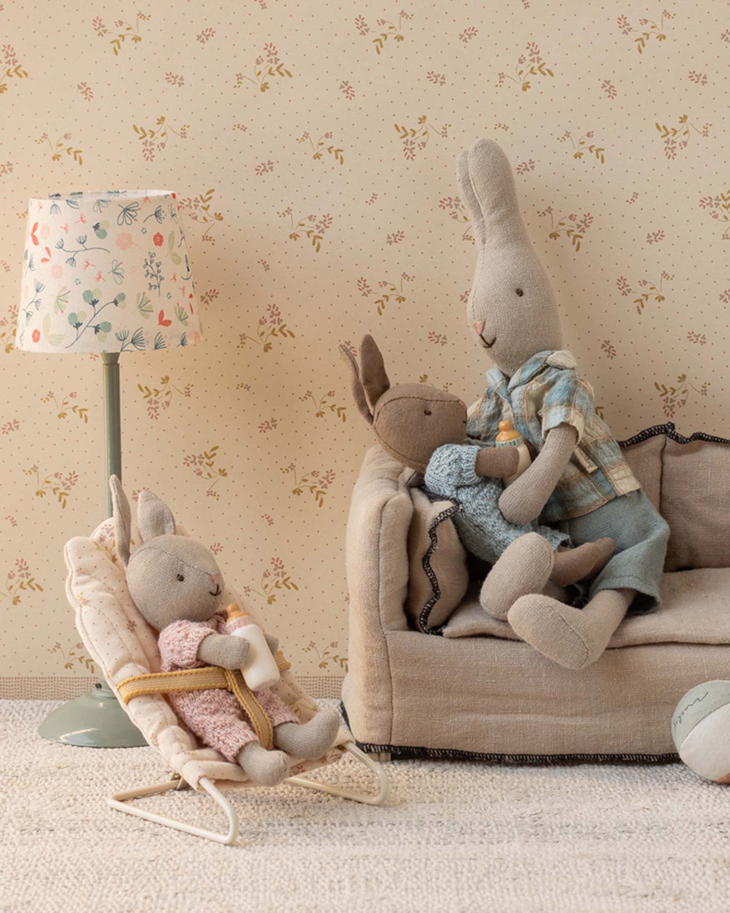 Rabbit Set, Micro - Sand - Rose