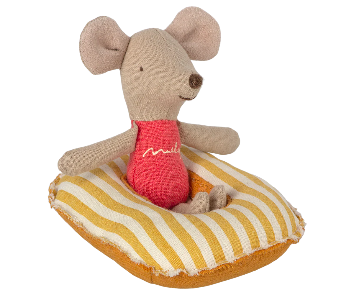 Beach Raft, Yellow Stripe