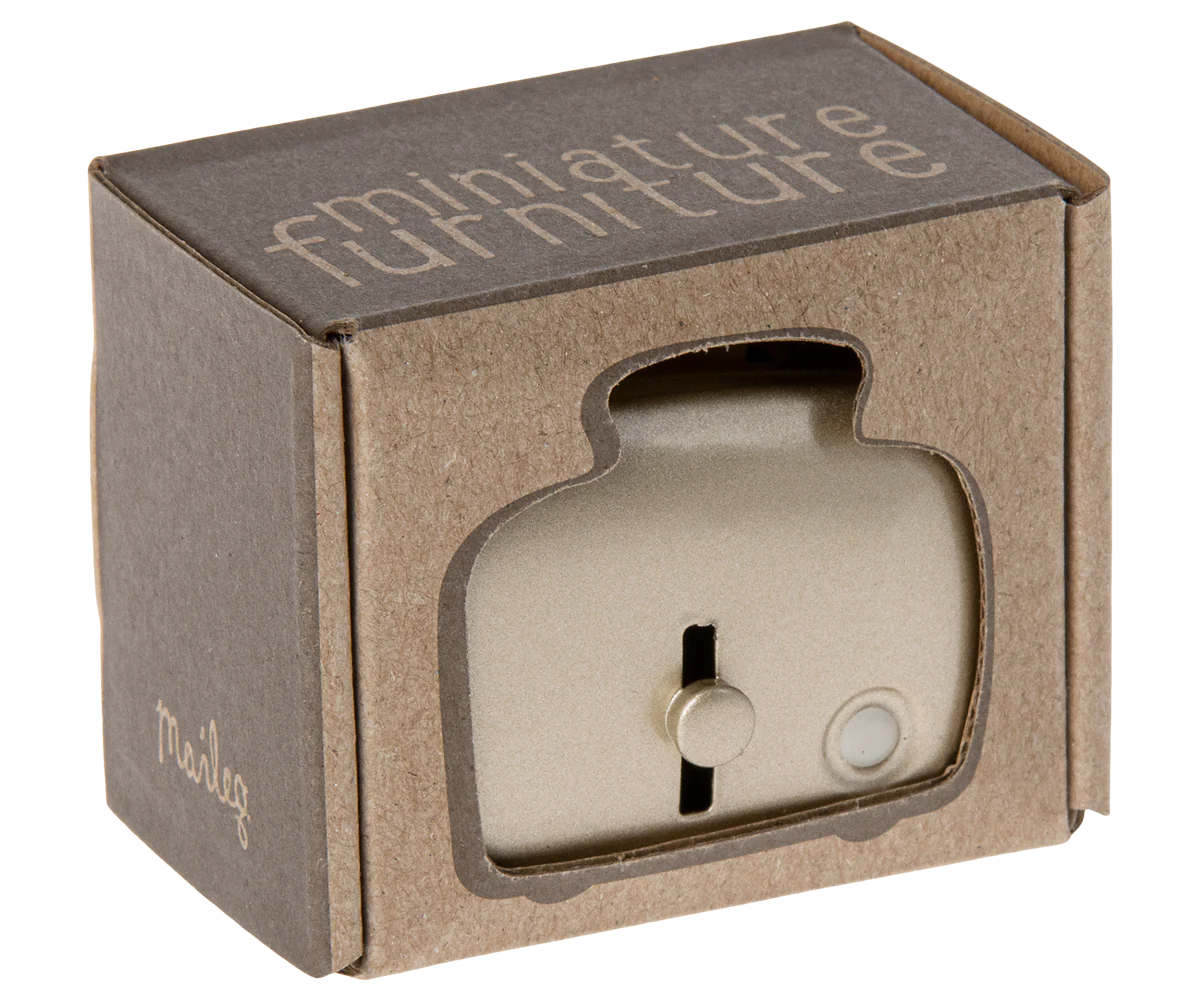 Miniature Toaster & Bread, Silver