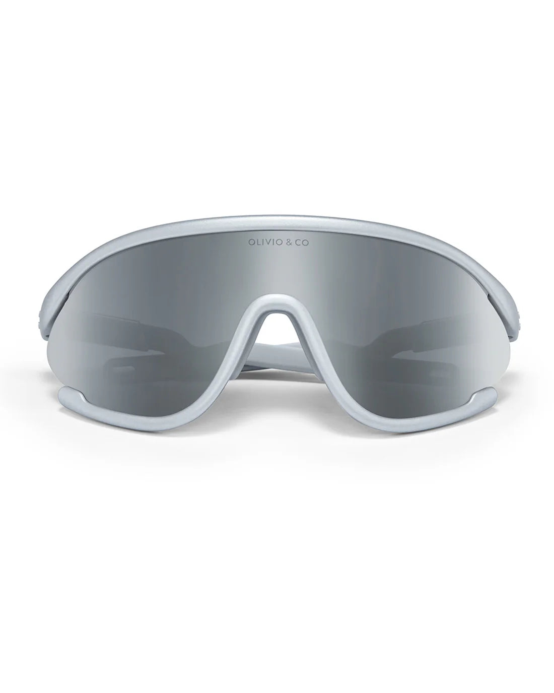 FULL-RIM SPORTS SUNGLASSES SPACE SILVER