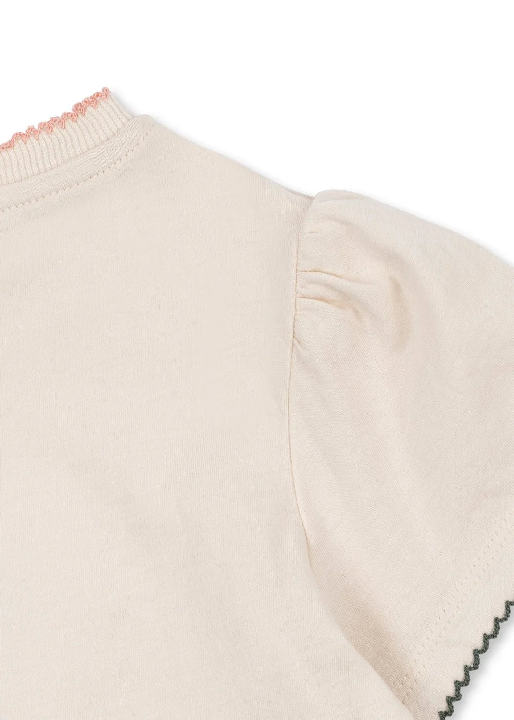Konges Sløjd FAMO PUFF TEE - buttercream