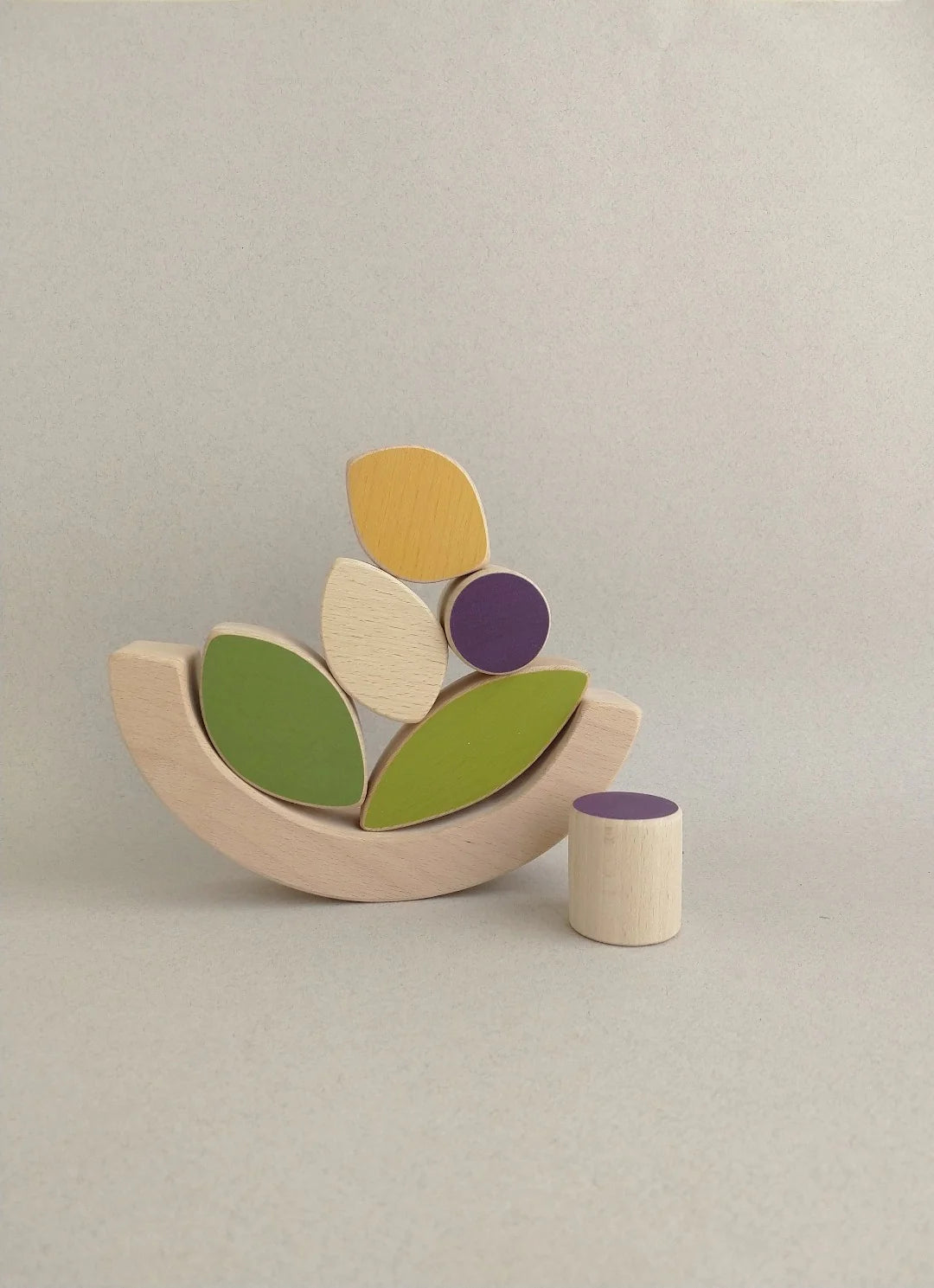 Leaves & blueberries stacking and balance toy
