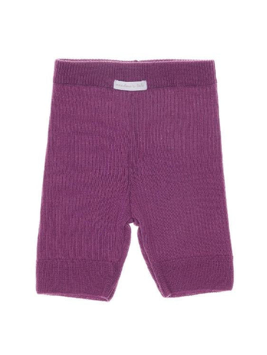 merino bike shorts purple