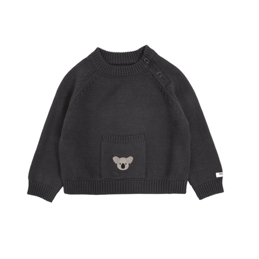 Loeke Sweater | Koala | Blue Marine
