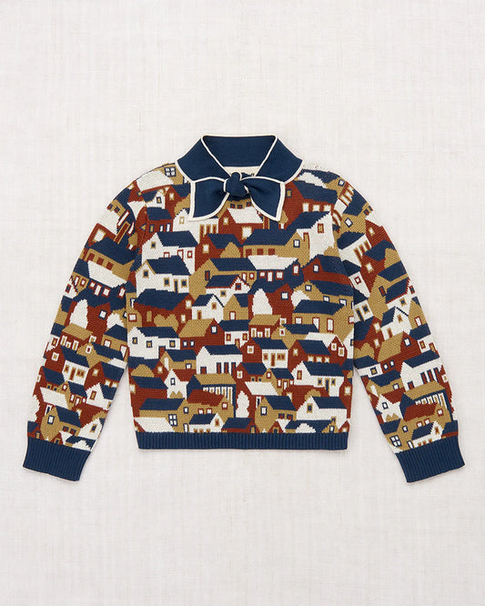 Elsa Sweater-MOONLIGHT VILLAGE JACQUARD