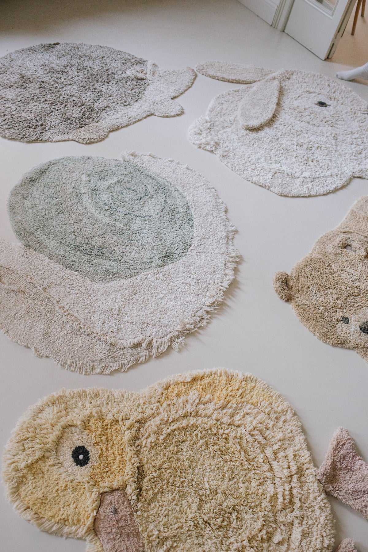 Lorena Canals Ducky rug – room styling and texture
