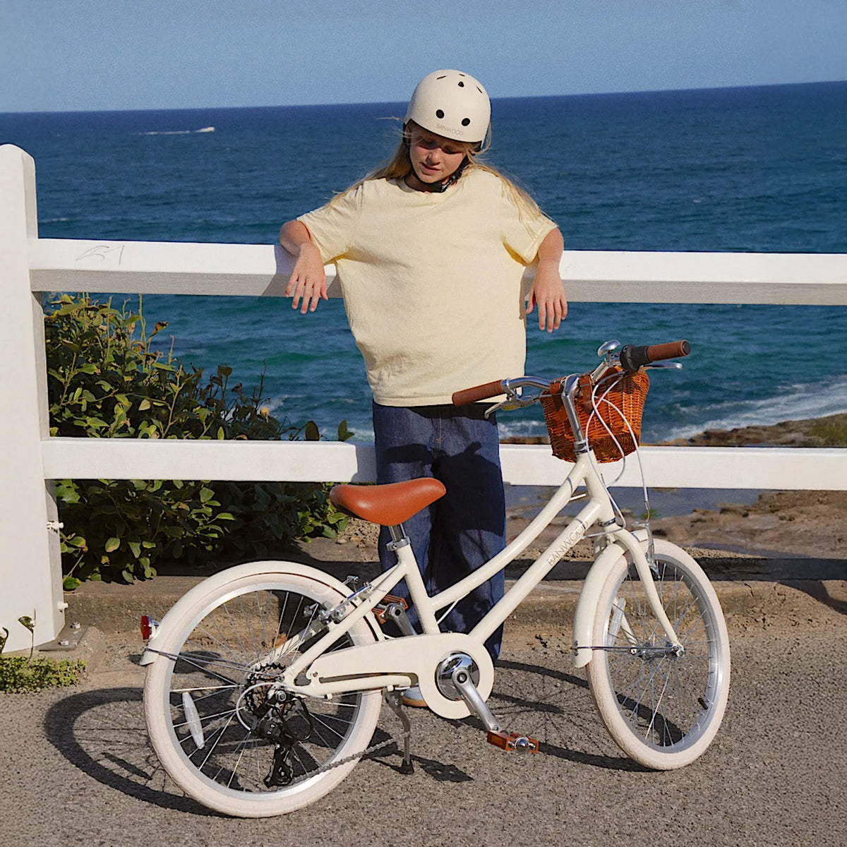 BANWOOD 20" CLASSIC BICYCLE VINTAGE - Cream - Detail 2