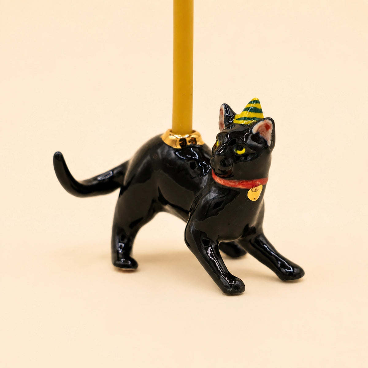 Camp Hollow Black Cat Cake Topper