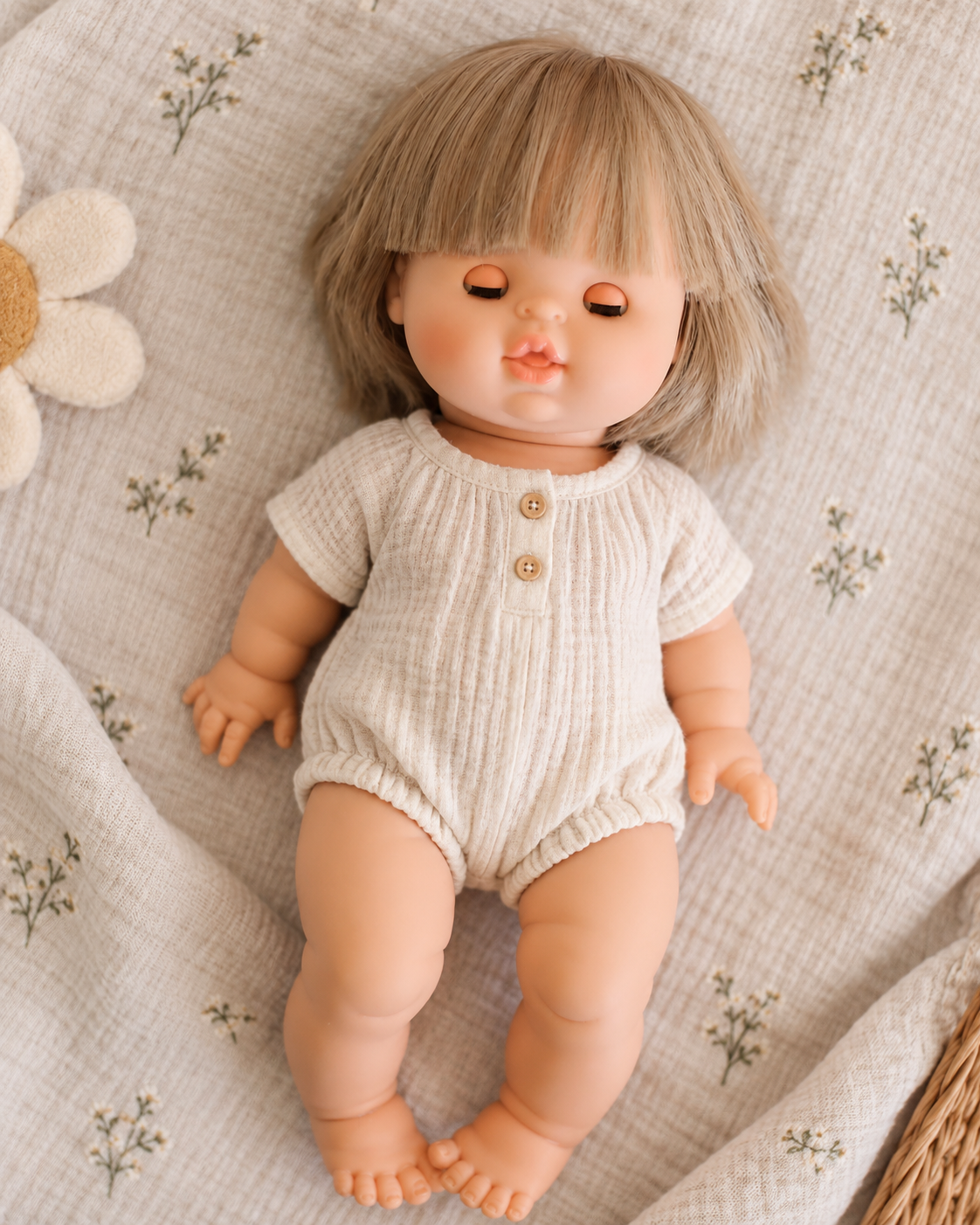 Minikane Yze 34cm sleepy baby girl doll