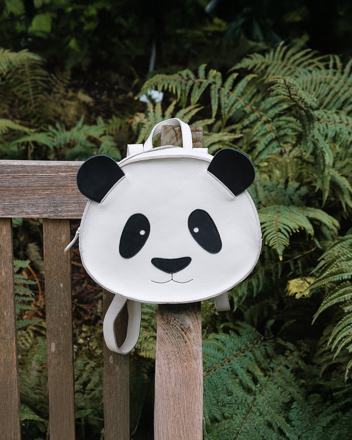 Donsje Kapi Classic Backpack | Panda | Off White Leather — official product view 2