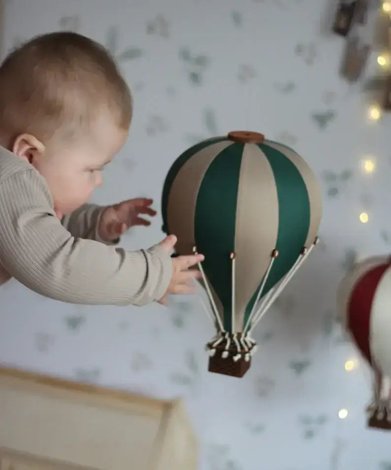 Hot Air Balloon|Deep Green/Beige|782