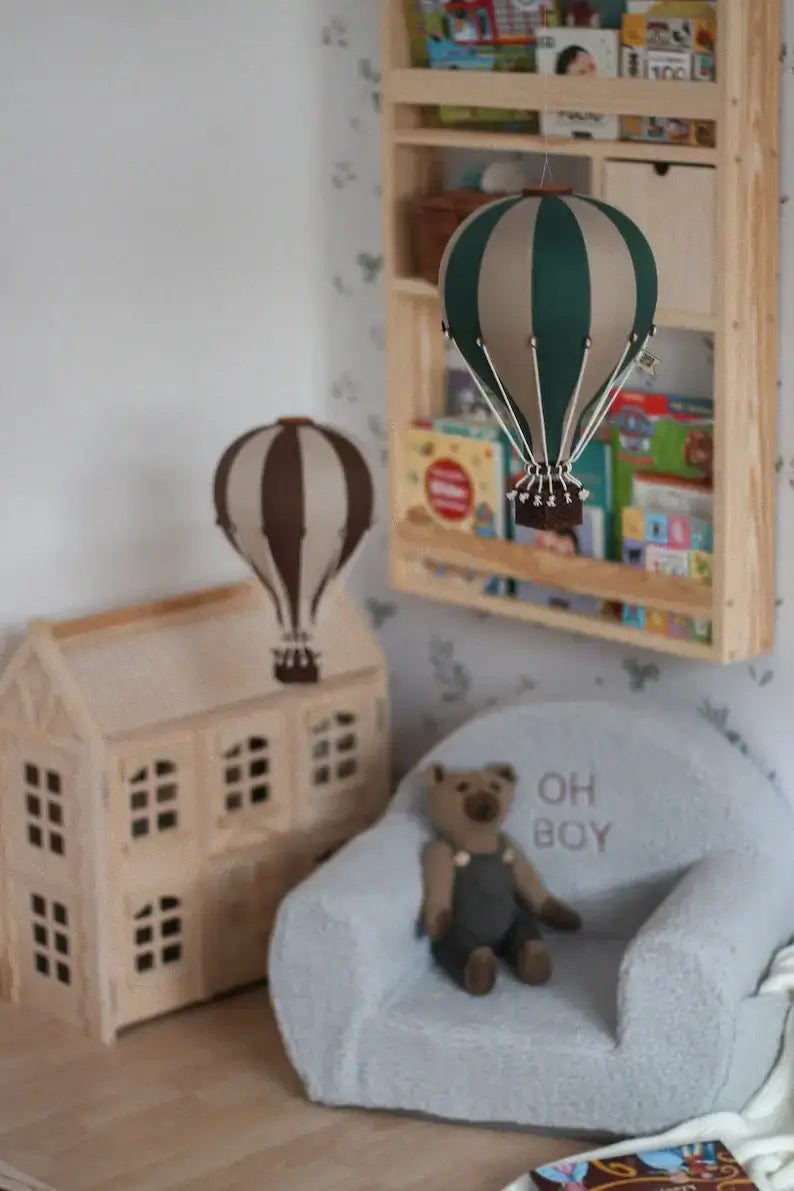 Hot Air Balloon|Deep Green/Beige|782