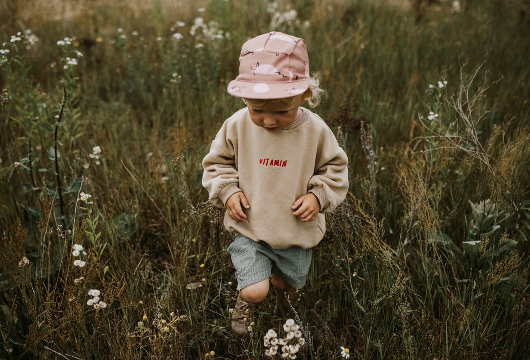 Soft chunky Sweatshirt in Cappuccino Colour