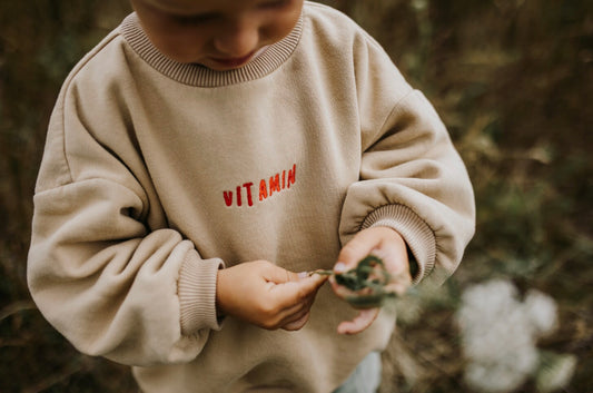 Soft chunky Sweatshirt in Cappuccino Colour