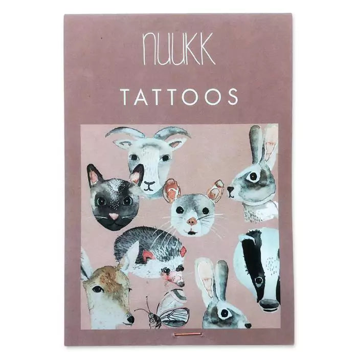 VEGAN CHILDREN'S TATTOOS "ANIMAL FRIENDS"