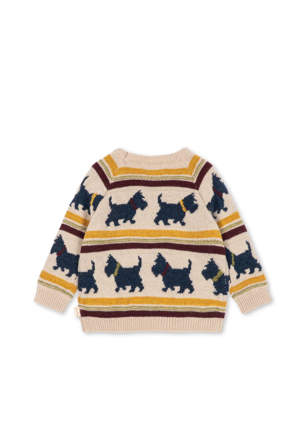 Konges Sløjd Belou Knit Sweater in Piccolo Scottie – back view