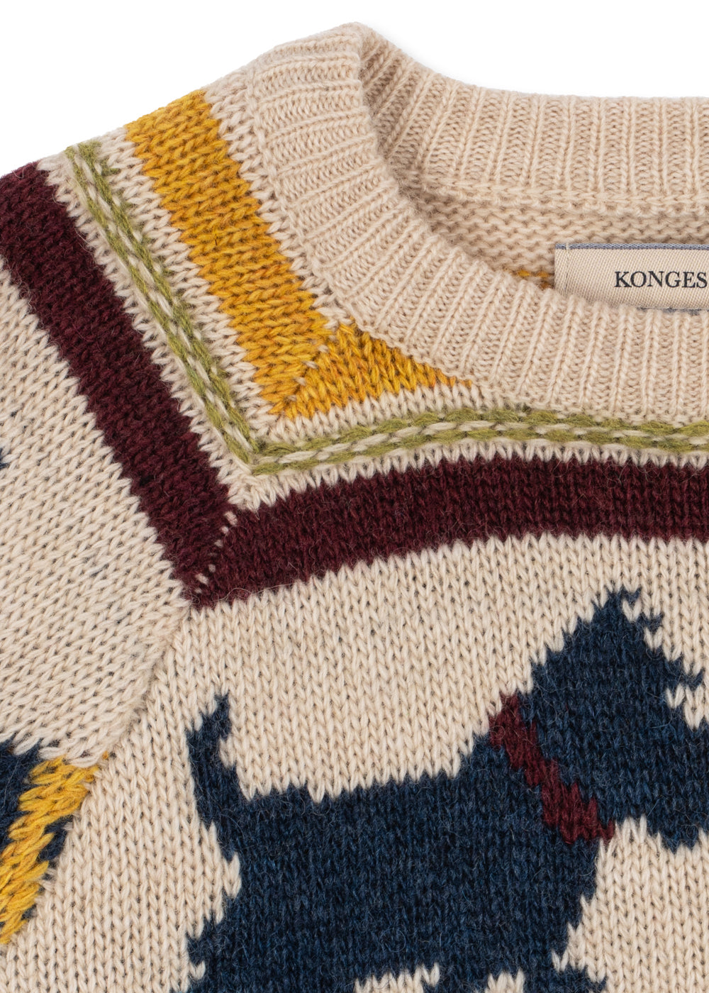 Konges Sløjd Belou Knit Sweater in Piccolo Scottie – knit detail