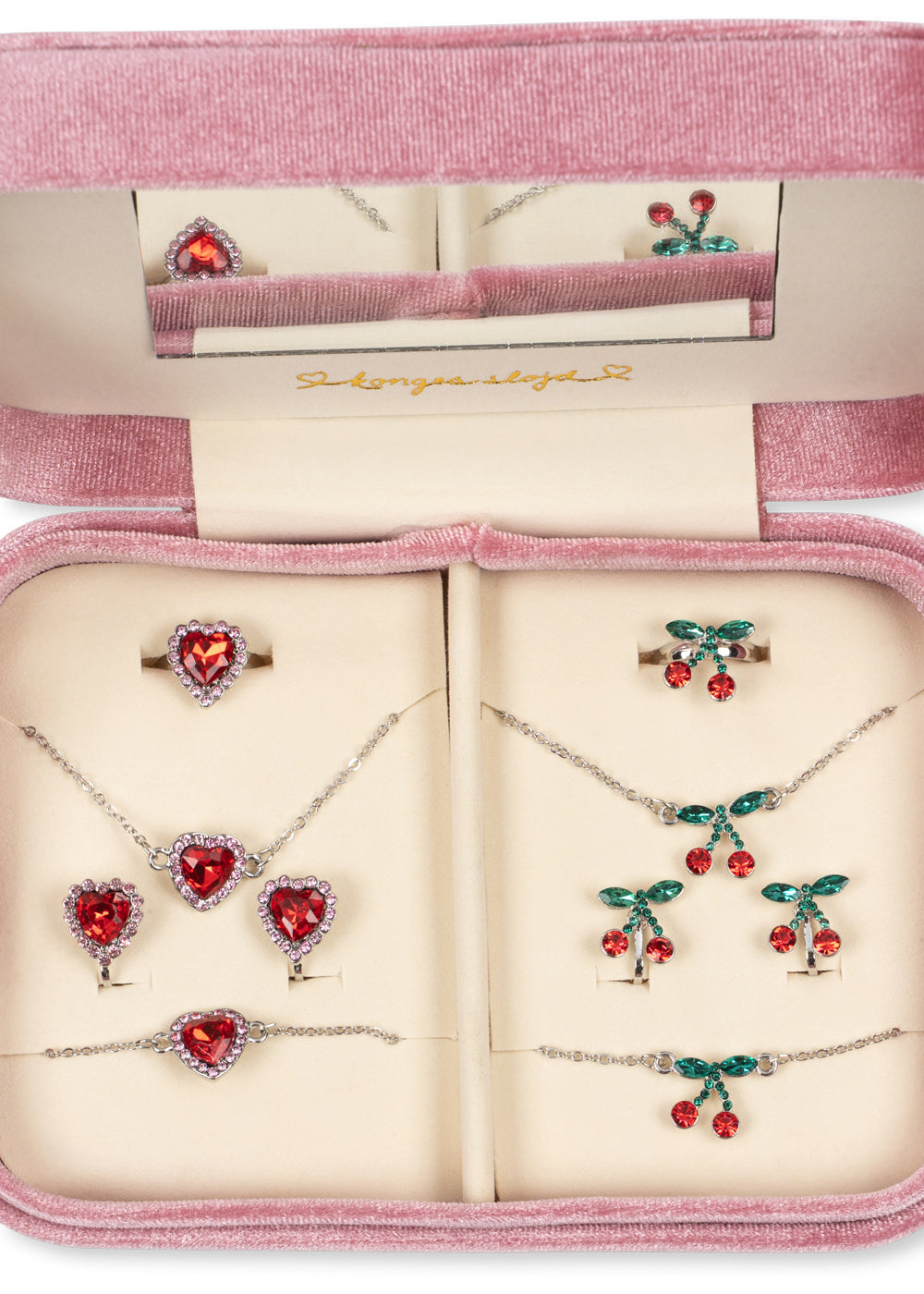 Konges Sløjd Jewellery Set Pink — official product photo 10