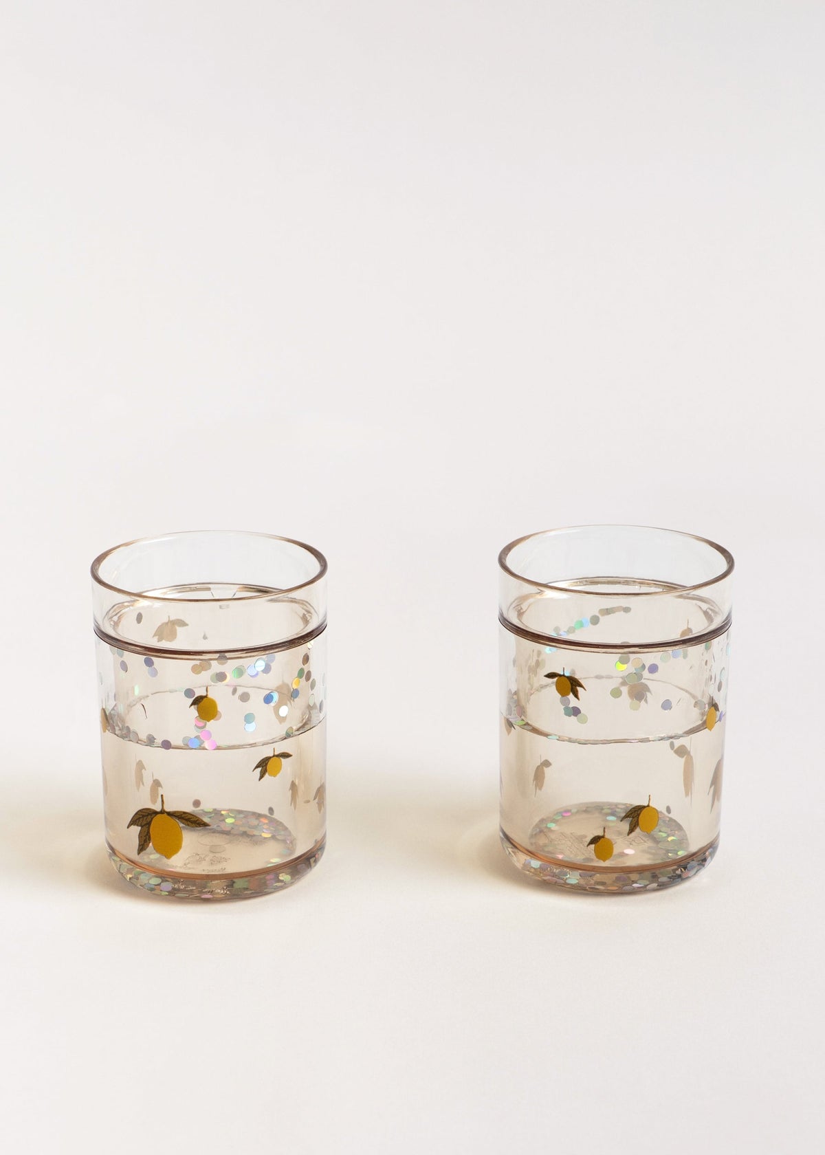 Konges Sløjd 2 Pack Glitter Cups – Lemon, view 1