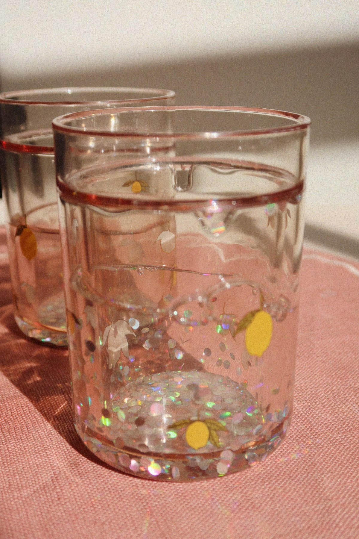 Konges Sløjd 2 Pack Glitter Cups – Lemon, view 3