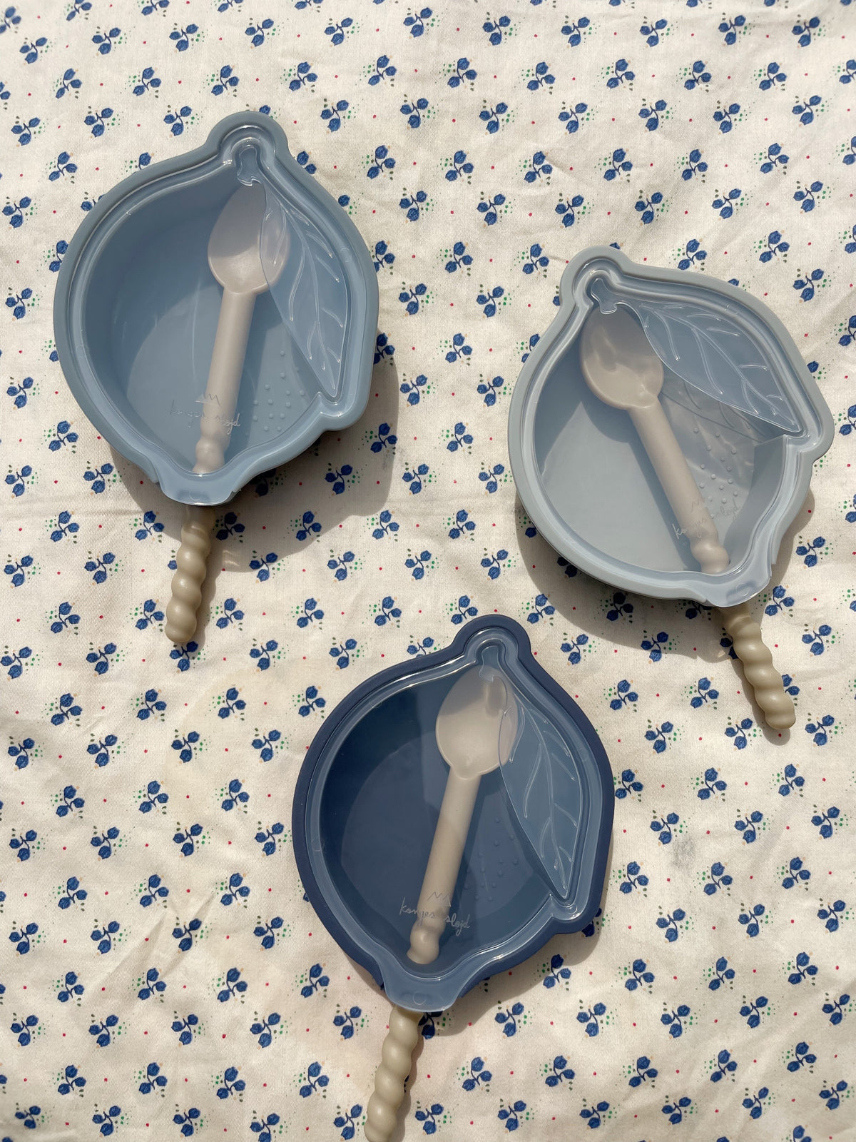 Konges Sløjd lemon ice cream molds, Blue Mix, detail view 2