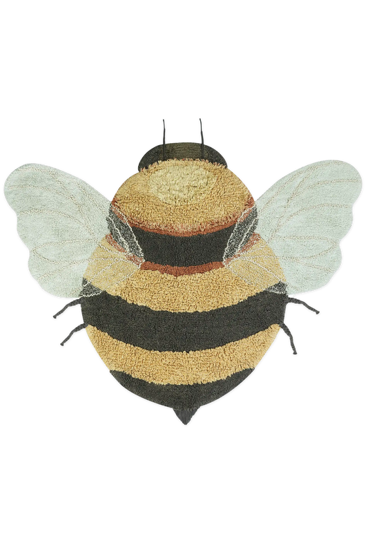 Lorena Canals Bee washable cotton rug for kids