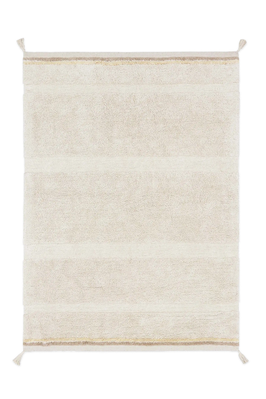 Lorena Canals Bloom Natural washable cotton rug