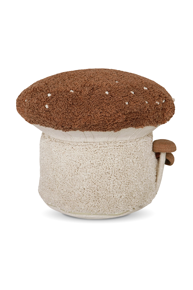 Lorena Canals Boletus mushroom pouf for kids room seating