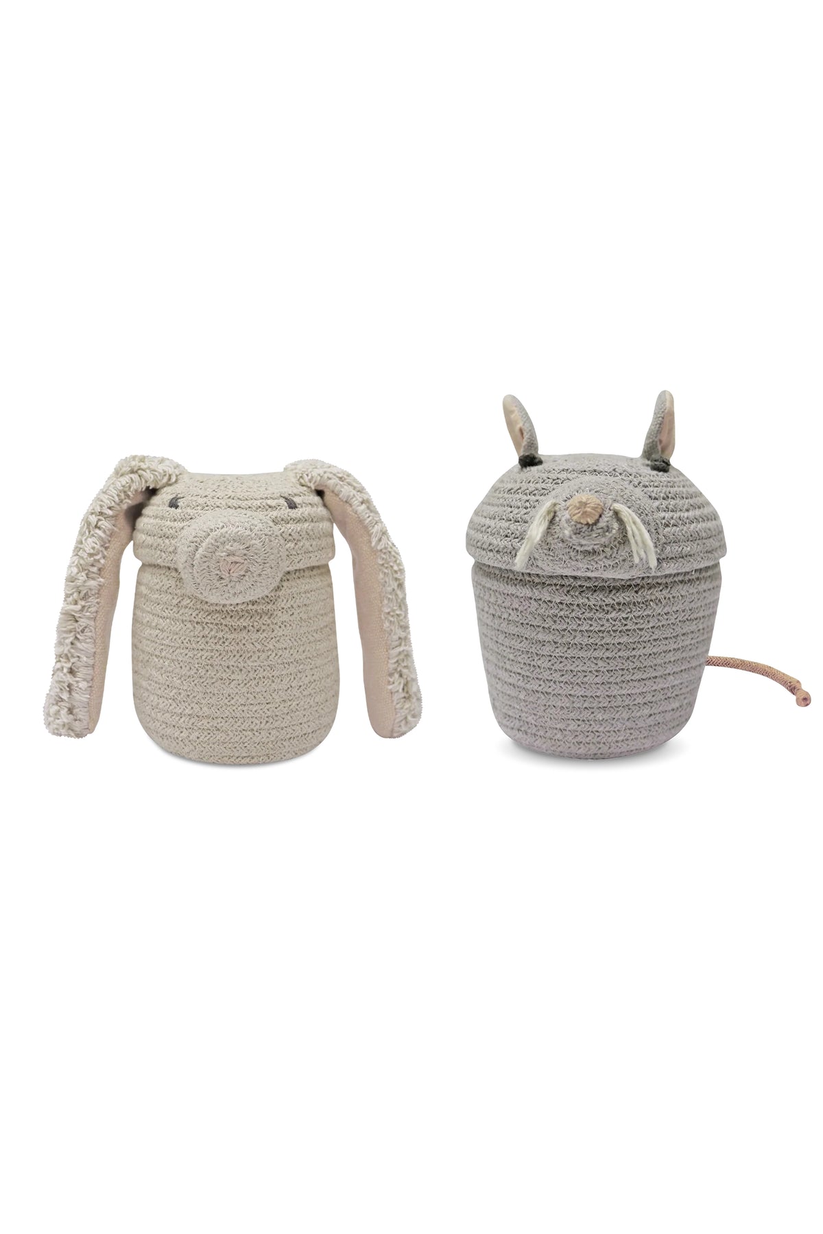 Lorena Canals Rita the Rabbit and Renata the Rat storage basket set