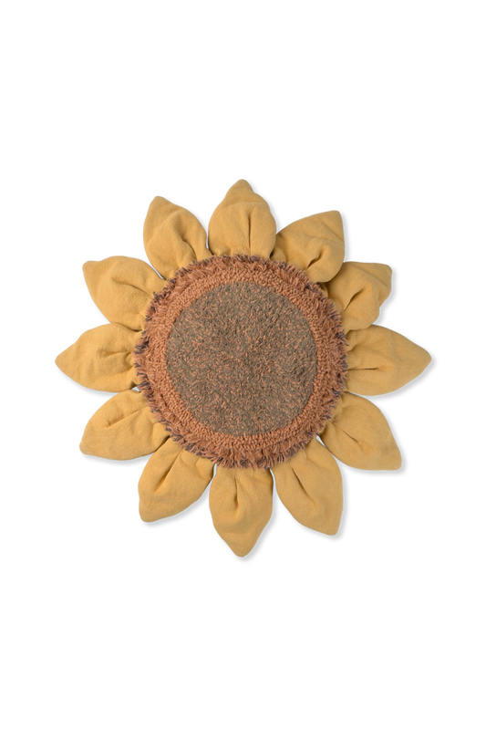 Lorena Canals Sunflower floor cushion for kids room