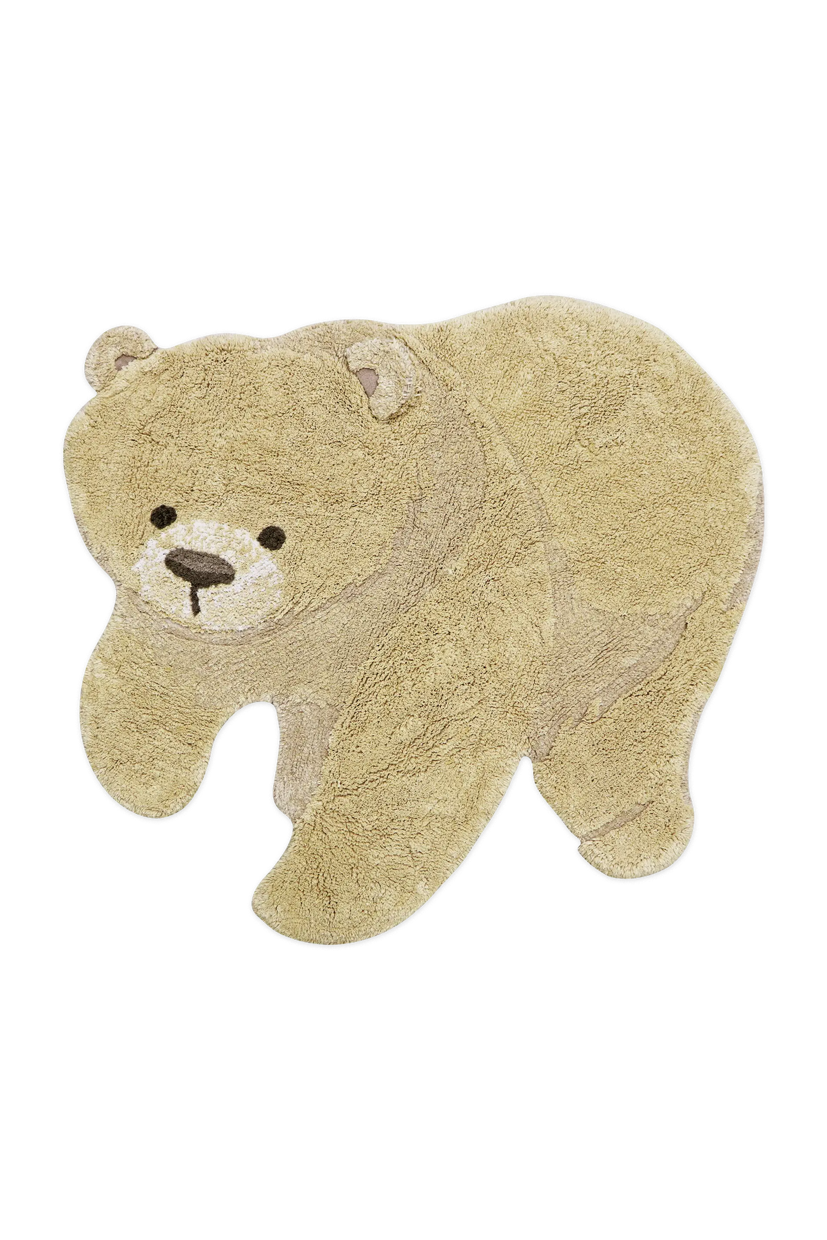 Lorena Canals Washable Animal Cotton Rug Bear – front view