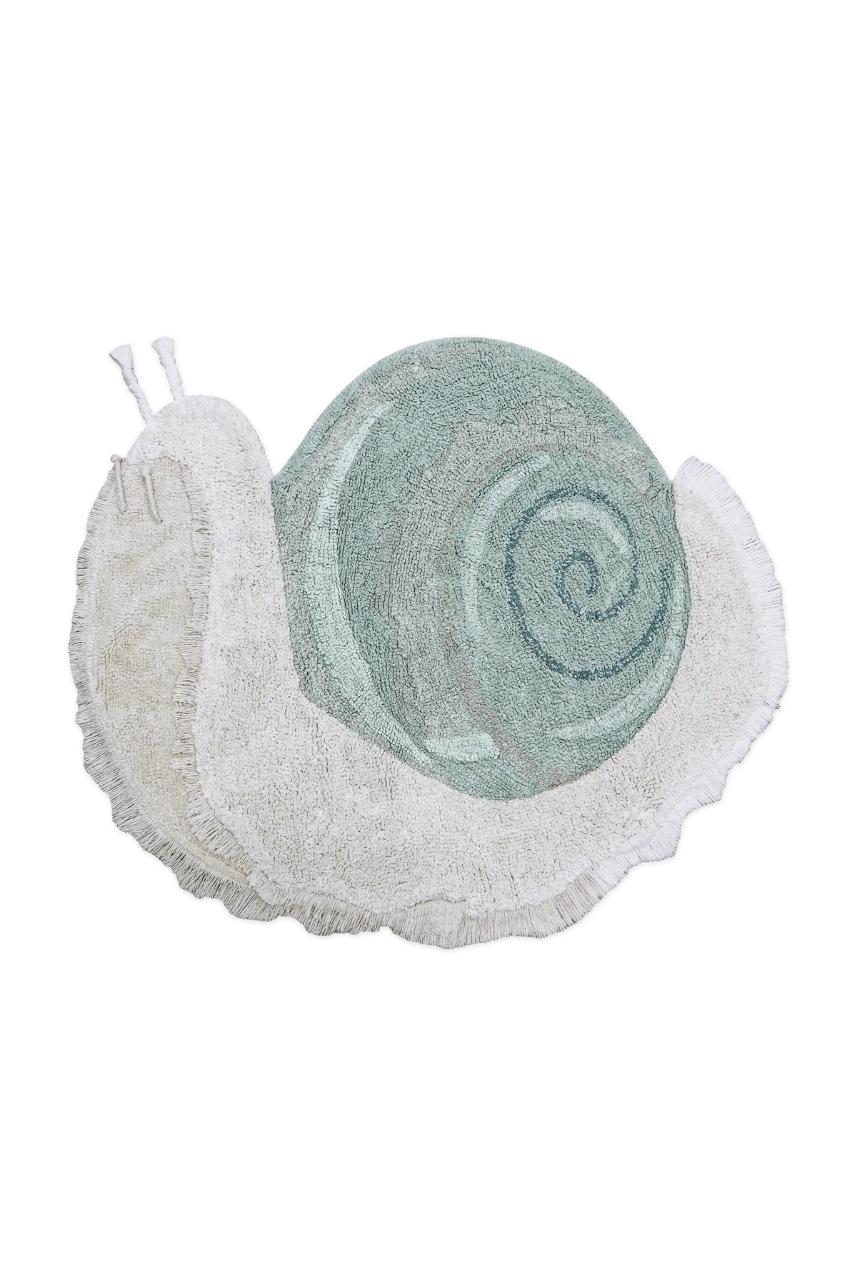 Lorena Canals Washable Animal Cotton Rug Snail – front view