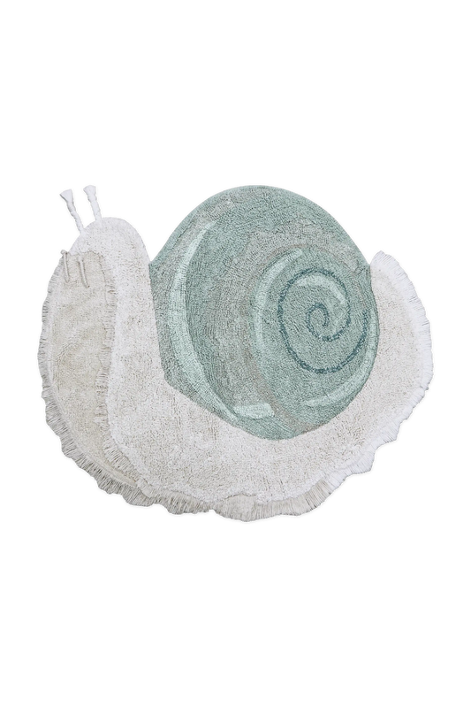Lorena Canals Washable Animal Cotton Rug Snail – front view