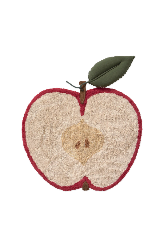 Lorena Canals Washable Rug Apple – front view