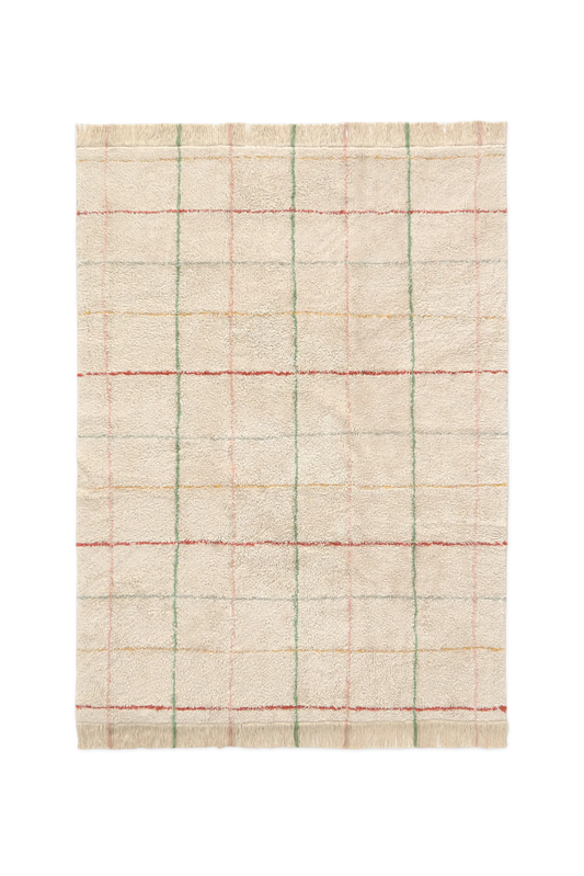 Lorena Canals Washable Area Rug Color Lines – front view