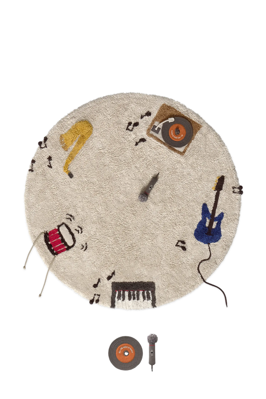 Lorena Canals Washable Play Rug Music – front view