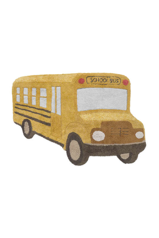 Lorena Canals Washable Rug School Bus – front view