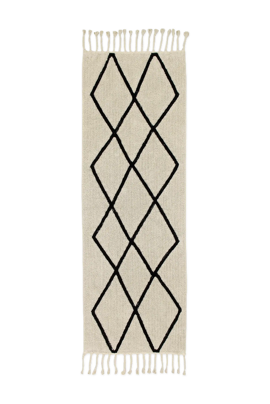 Lorena Canals Washable Runner Rug Bereber Beige – front view