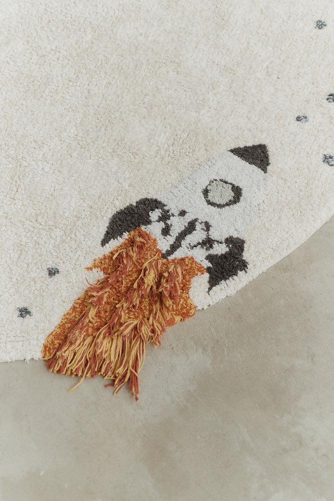 Lorena Canals Washable Cotton Rug Interstellar Journey – styling and detail