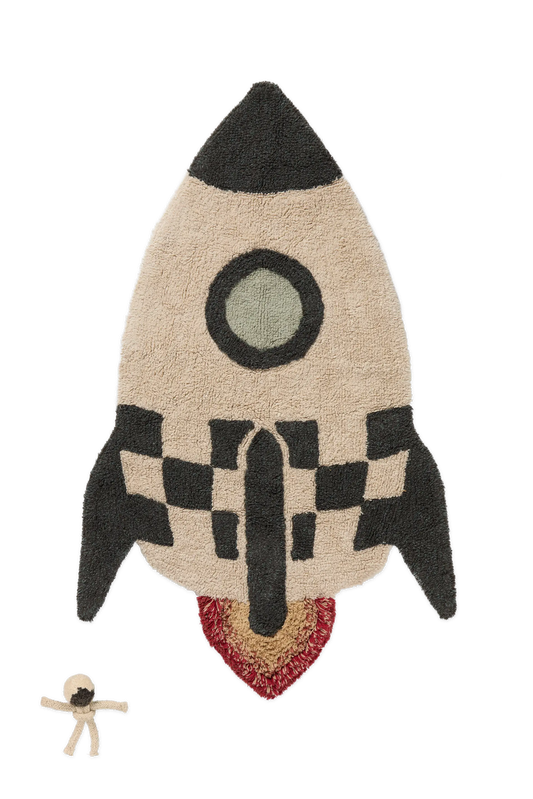 Lorena Canals Washable Cotton Rug Rocket – front view