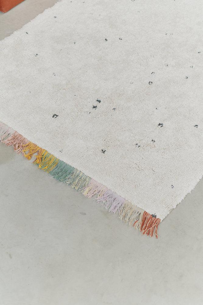 Lorena Canals Washable Cotton Rug Stardust – styling and detail