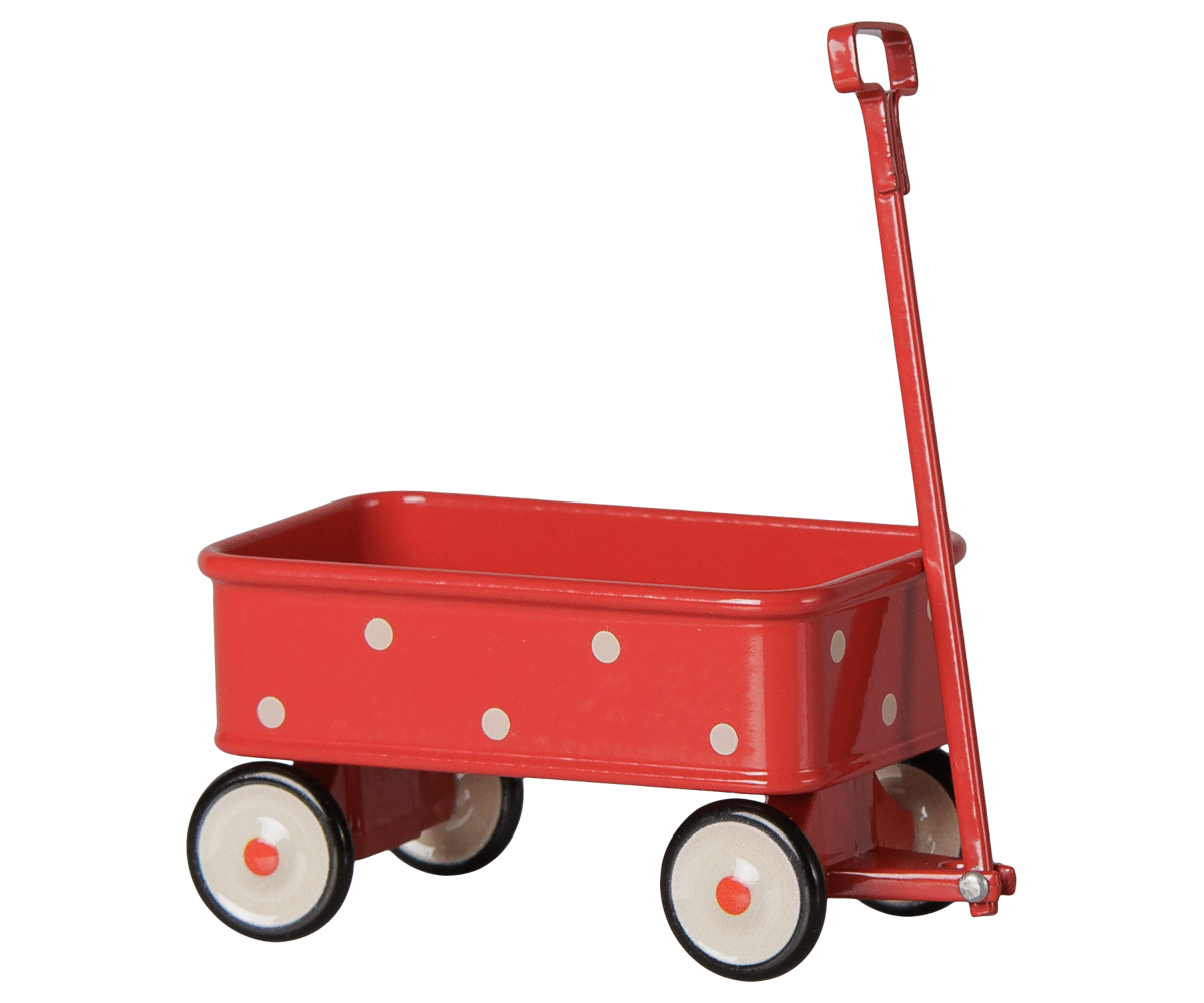 Maileg Wagon, Mouse - Red, view 3