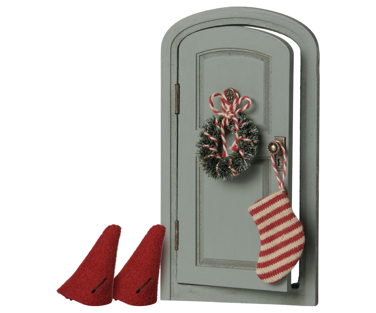Maileg Christmas door set, Mouse, view 2