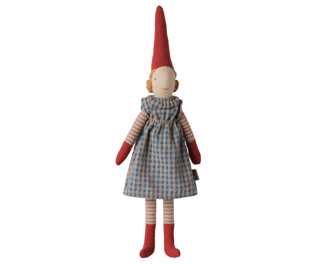 Maileg Pixy, Size 1 - Girl - Blue dress