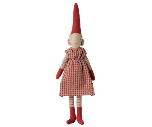 Maileg Pixy, Size 1 - Girl - Red dress