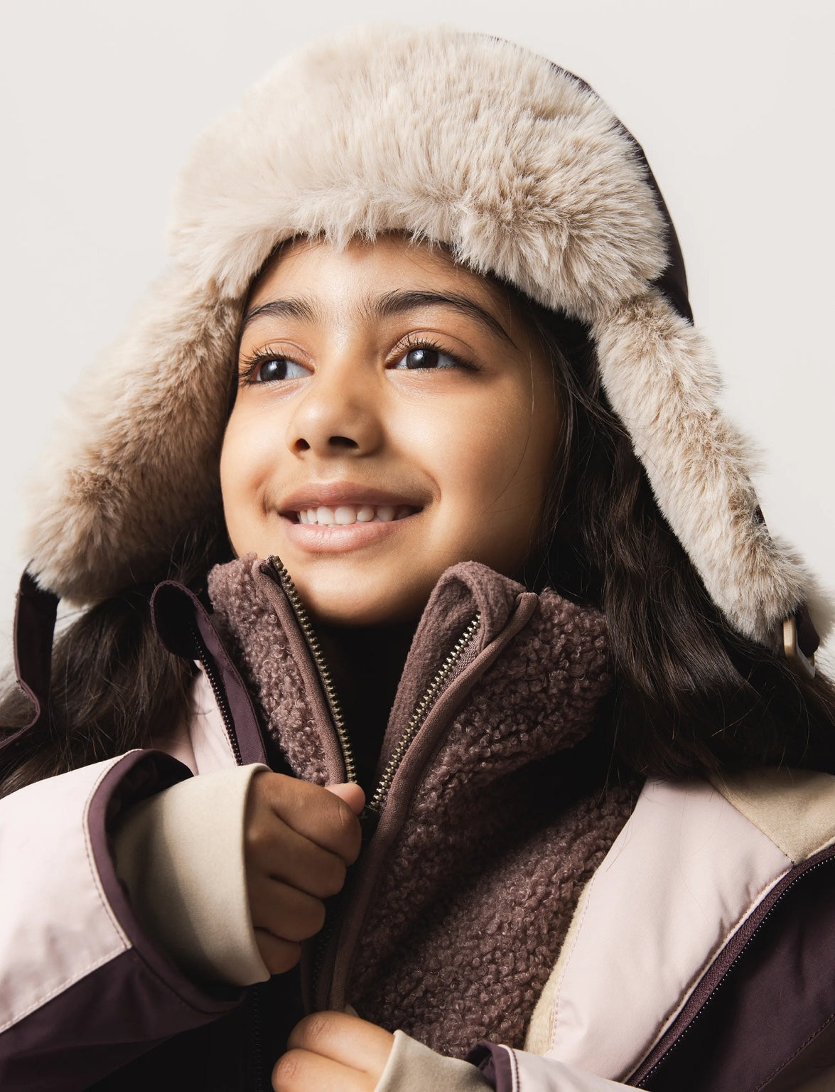 MINI A TURE MATWALDO winter jacket fleece lining detail