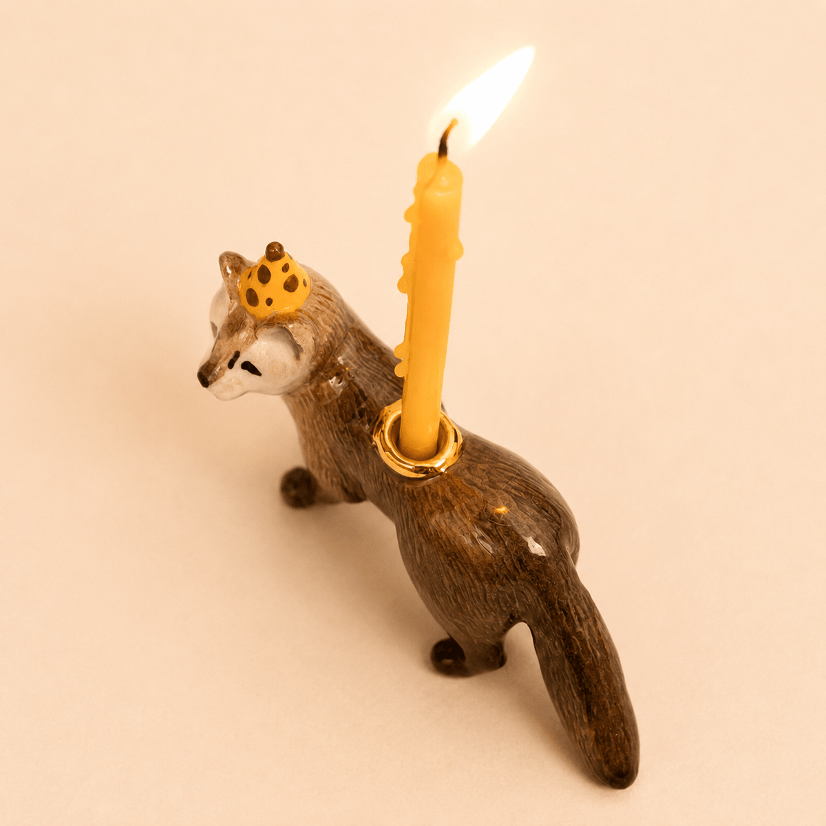 Camp Hollow Mink Cake Topper