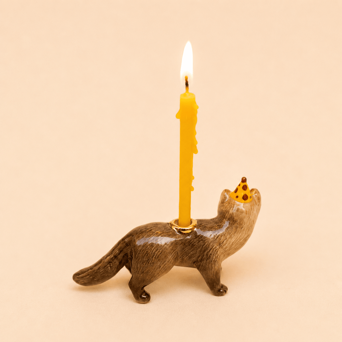 Camp Hollow Mink Cake Topper