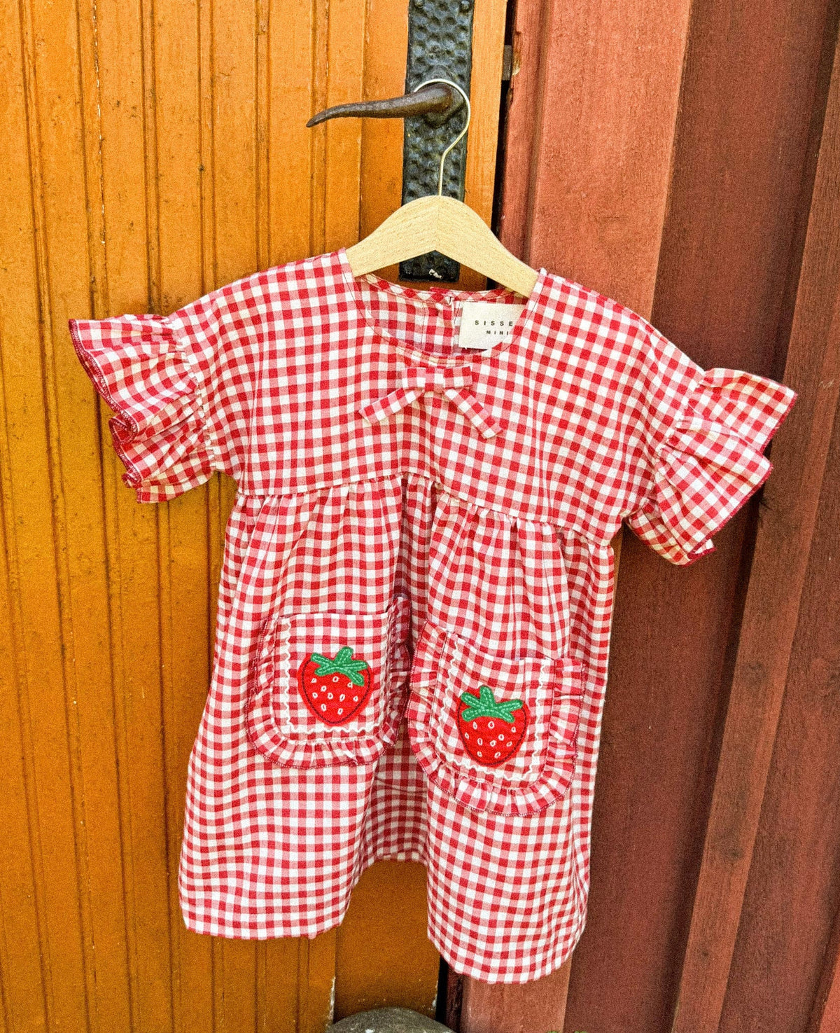 Ohio MINI Dress - Red Checks – official product image 2